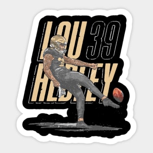 Lou Hedley New Orleans Player Name Sticker